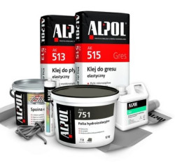 ALPOL HYDRO PLUS – system hydroizolacji do pomieszczeń mokrych i narażonych na zawilgocenie