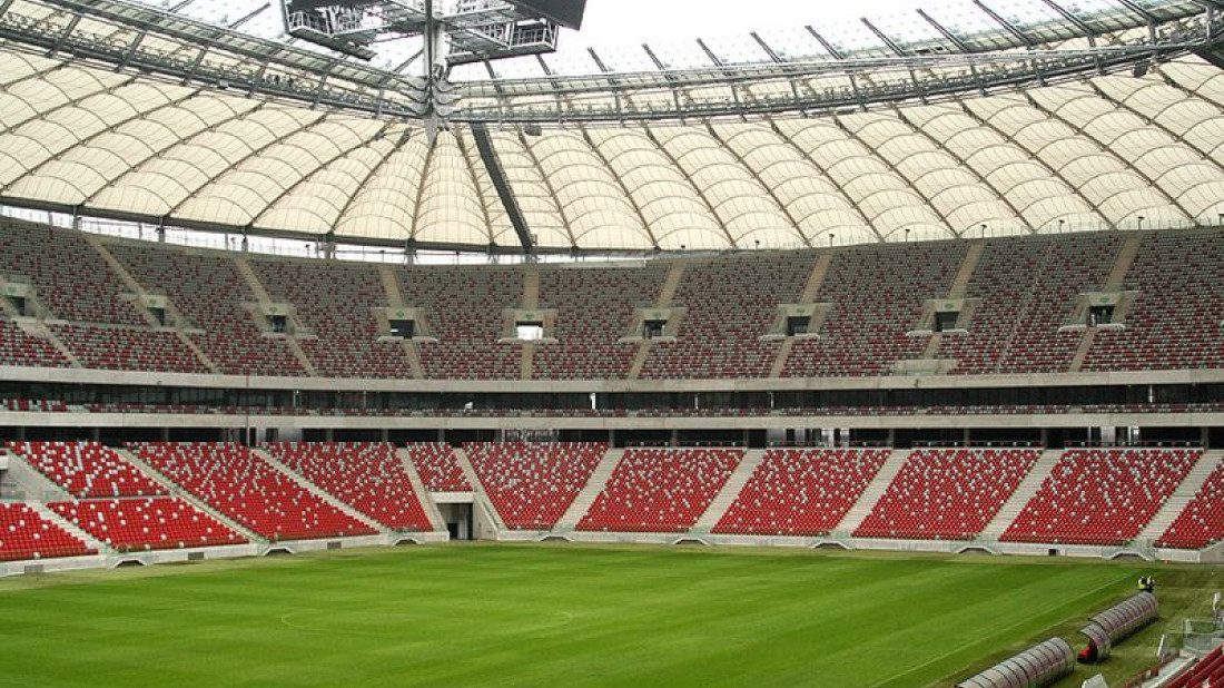 Grzejniki kanałowe Verano-konwektor ogrzewają Stadion Narodowy Warszawa