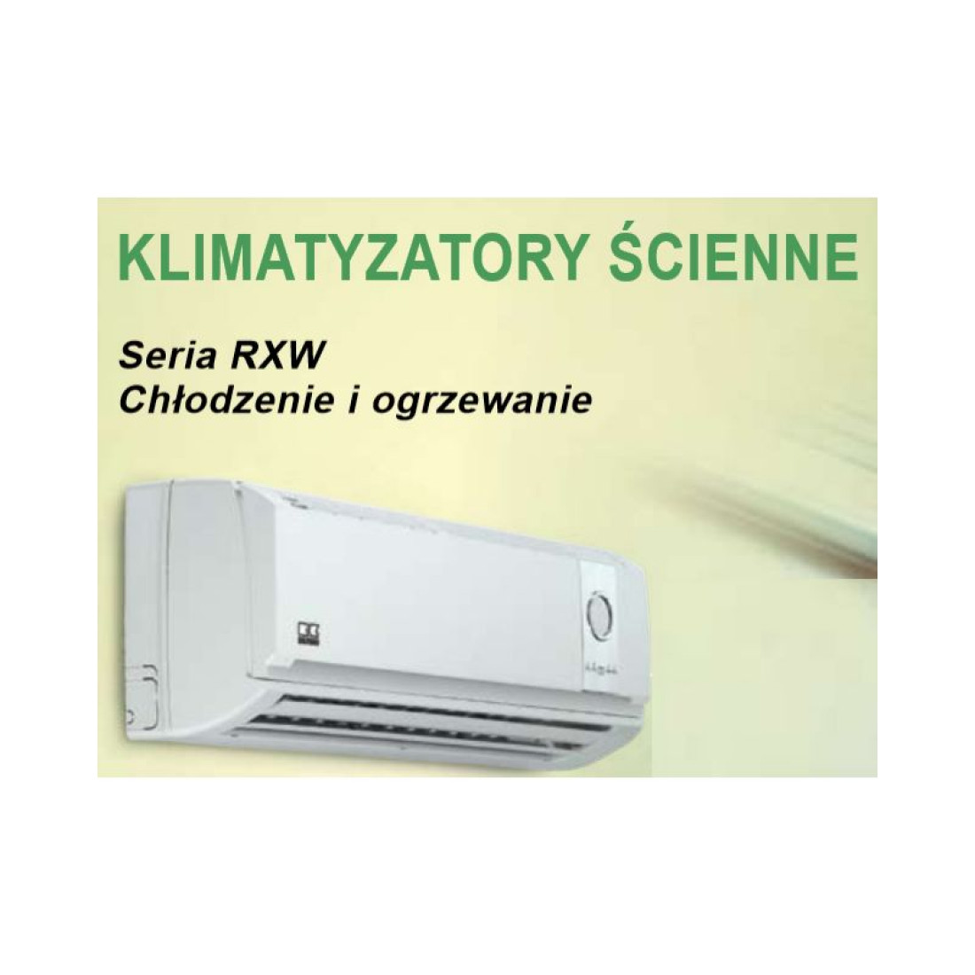 Klimatyzatory ścienne typu serii Remko RXW (chłodzenie i grzanie)
