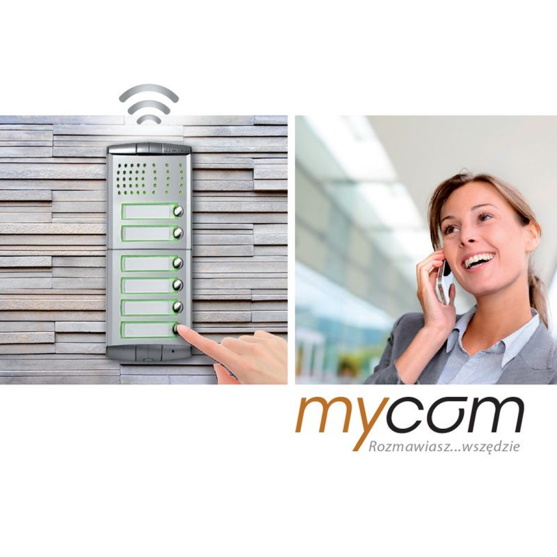 Bezprzewodowy system domofonowy MyCom w ofercie Alpol