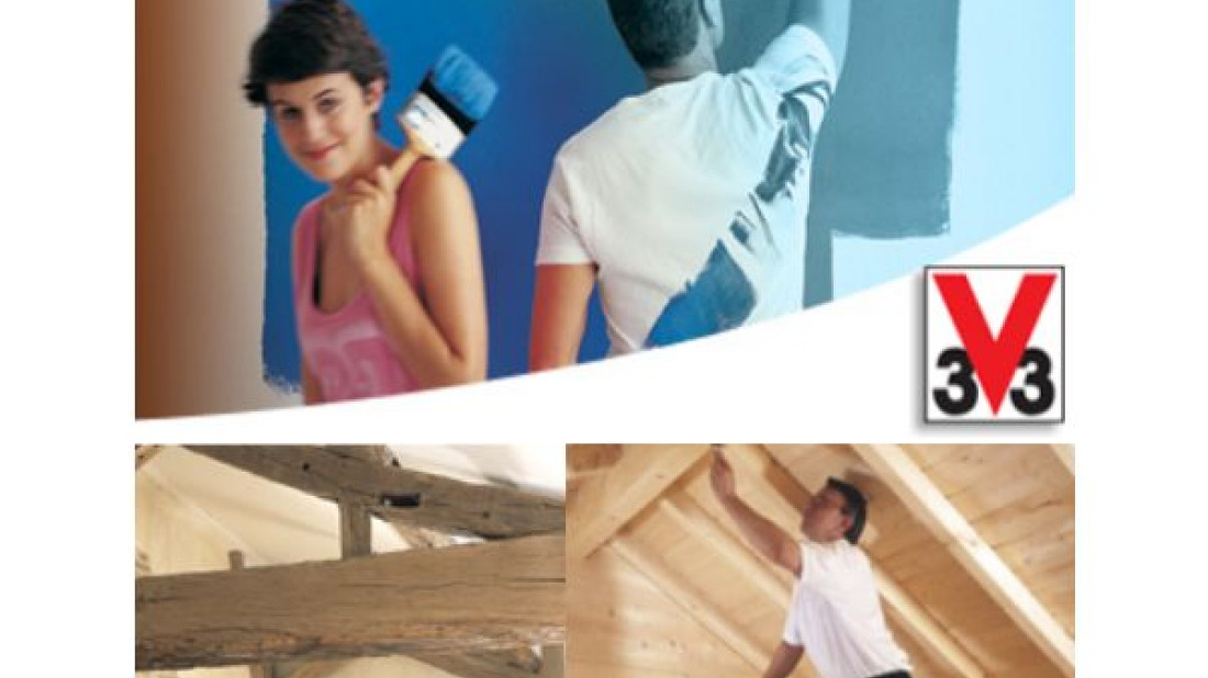 Impregnacja więźby dachowej i stolarki drewnianej wg firmy V33