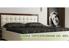 Do 50% rabatu na łóżka tapicerowane od producenta A.R.M. Mieczysław Różański