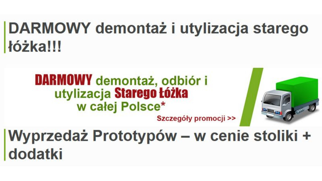 Darmowy demontaż i utylizacja starego łóżka w ofercie A.R.M. Mieczysław Różański