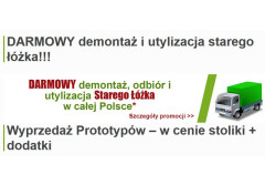 Darmowy demontaż i utylizacja starego łóżka w ofercie A.R.M. Mieczysław Różański