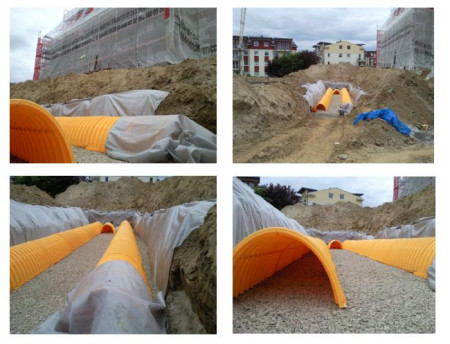 Praktyczne zastosowanie komór drenażowych do zbierania wód deszczowych firmy Ekobudex