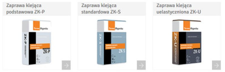 Nowość kleje Termo Organika ZK-P, ZK-S, ZK-U