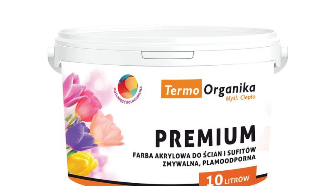 Farba akrylowa PREMIUM firmy Termo Organika