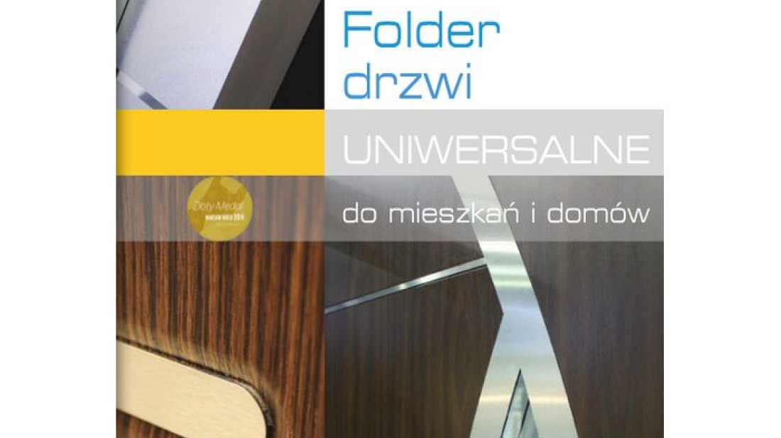 GERDA przedstawia folder drzwi uniwersalnych do mieszkań i domów