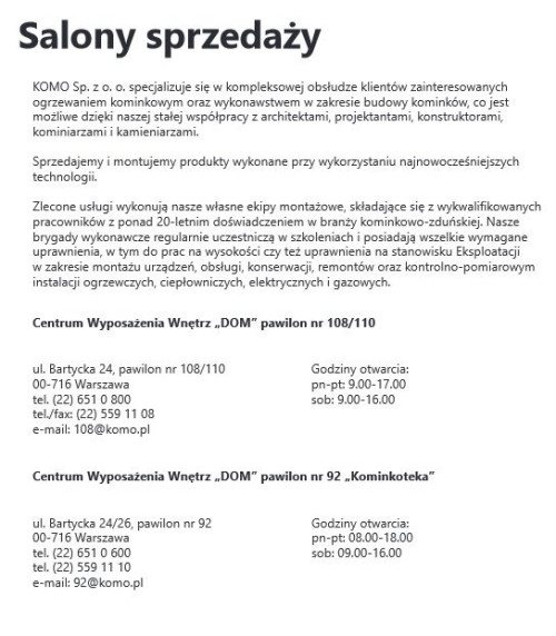 Biokominki na Walentynki - promocja firmy KOMO