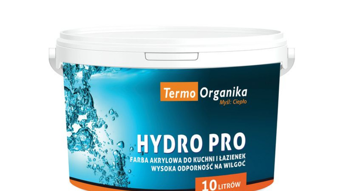 Farba paroprzepuszczalna HYDRO Pro firmy Termo Organika