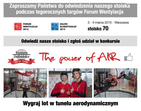 Venture Industries rozpoczyna cykl konkursów The power of AIR - Lubię to