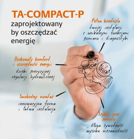 Nowość IMI Hydronic Engineering: TA-COMPACT-P