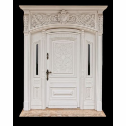 Drzwi zewnętrzne rzeźbione