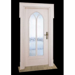 Drzwi wewnętrzne białe gotyk