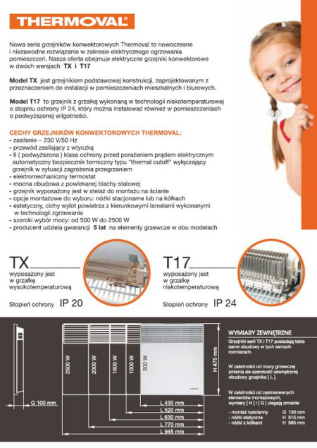 Nowa seria nowoczesnych grzejników konwektorowych Thermoval
