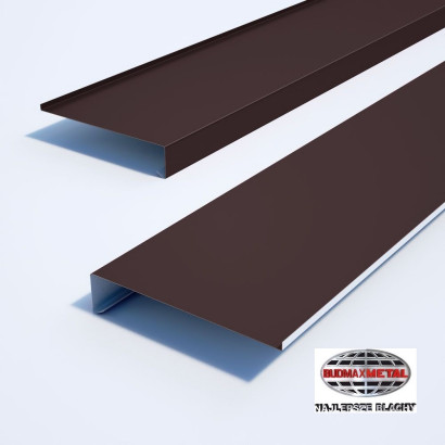 Parapet zewnętrzny stalowy