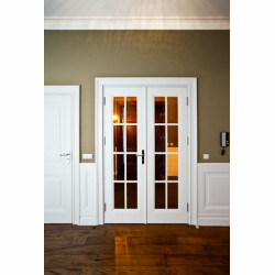 GD-4 Drzwi drewniane na wymiar wewnętrzne dworek polski, przeszklone