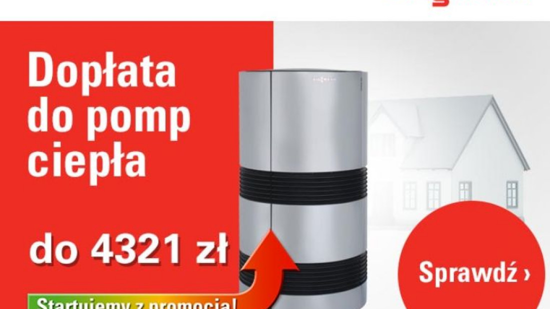 Promocja Viessmann: Pompy ciepła z dopłatami do 4321zł!