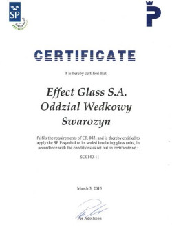 Certyfikat został przyznany dopiero po kompleksowej diagnozie i uzyskaniu pozytywnych wyników testów