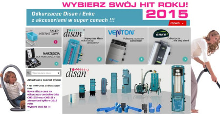 HIT ROKU 2015 z odkurzaczem Enke - nowa niższa cena