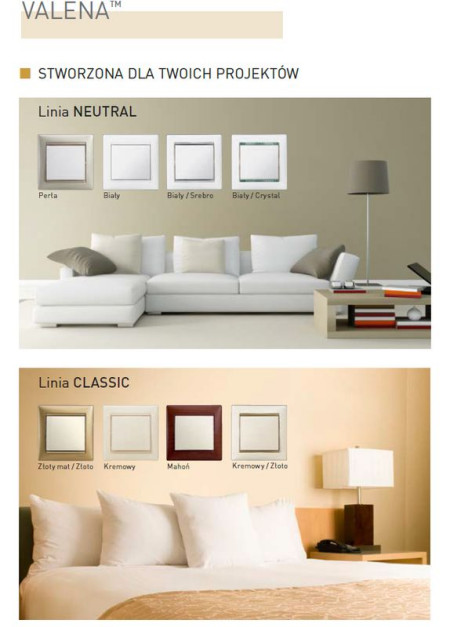 Osprzęt elektroinstalacyjny VALENA w nowym blasku w ofercie LEGRAND