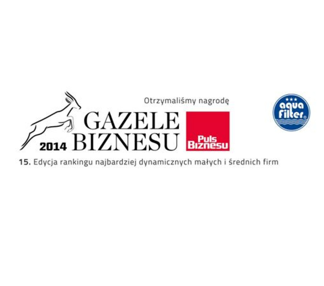 Gazele Biznesu 2015 dla Aquafilter Europe