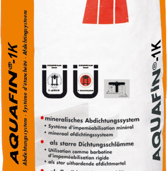Sztywna cienkowarstwowa zaprawa uszczelniająca AQUAFIN-1K