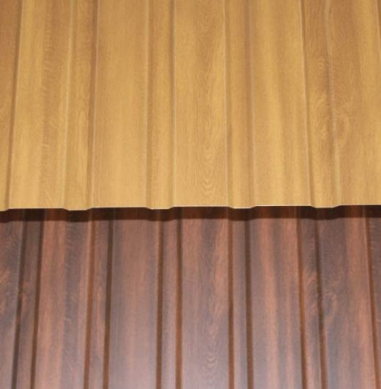 Blacha trapezowa T-8 z powłoką drewnopodobną Granite® Wood