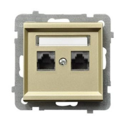 Gniazdo komputerowo-telefoniczne z serii Sonata Ospel