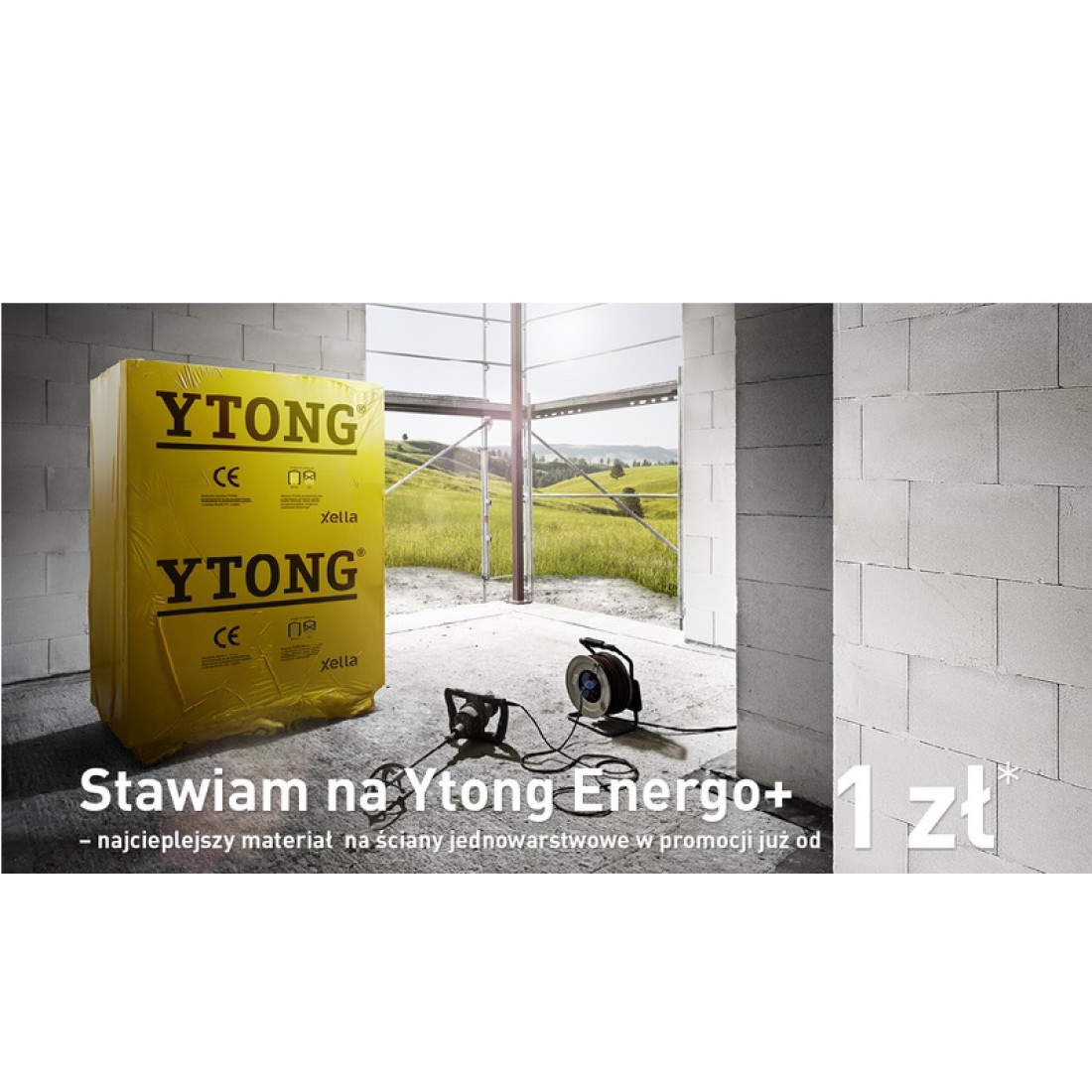 Ytong Energo+, najcieplejszy materiał na ściany jednowarstwowe, teraz w promocyjnej cenie