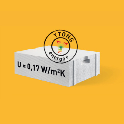 Super ciepła ściana jednowarstwowa - Bloczki Ytong Energo+