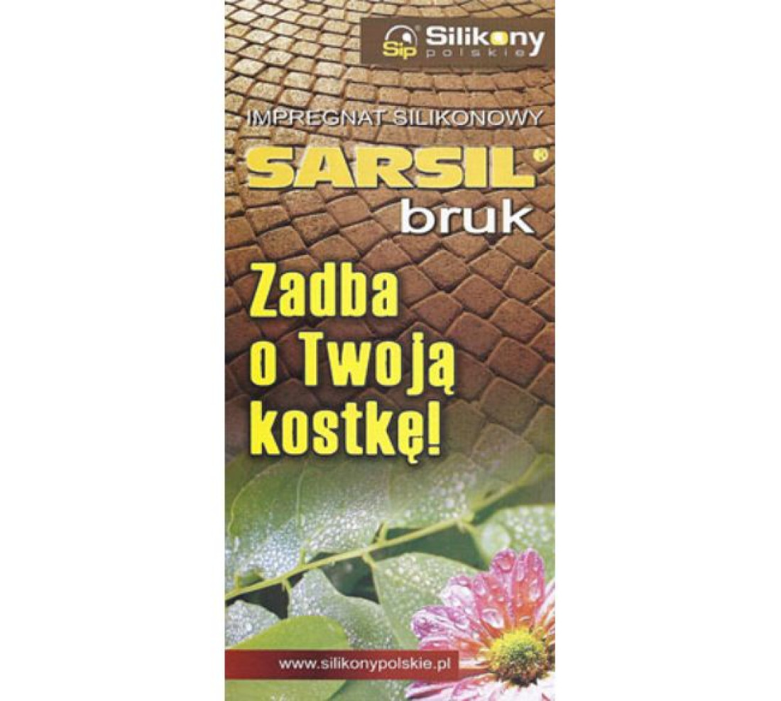 Impregnat silikonowy SARSIL bruk do kostki brukowej firmy Silikony Polskie