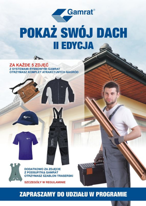 Wystartowała II edycja programu POKAŻ SWÓJ DACH firmy GAMRAT SA