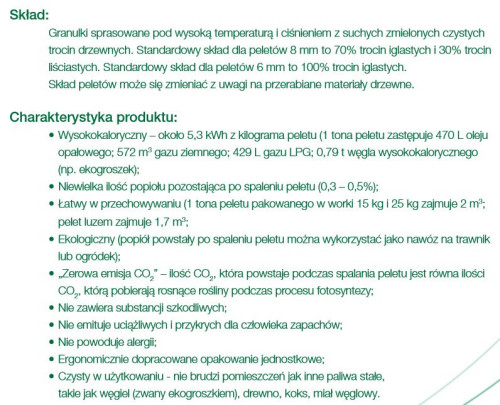 WOODEN PELLETS w ofercie Thermostahl