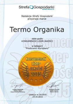 Czwarty raz z rzędu - Konsumencki Lider Jakości dla Termo Organiki