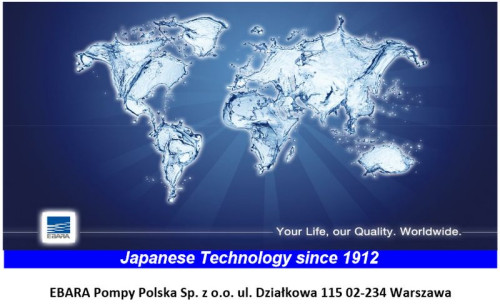 Promocja firmy EBARA na oryginalne części zamienne trwa do 31.08.2015