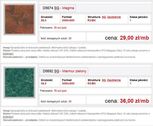 Kronopol - końcówki serii, okazje cenowe