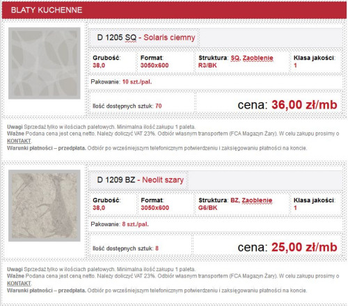 Kronopol - końcówki serii, okazje cenowe