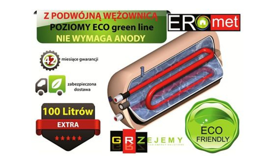 ERMET Wymiennik 2 x wężownica 100