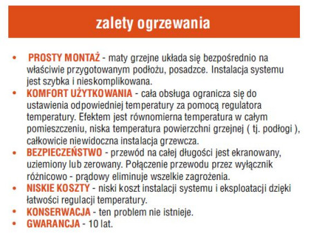 Zalety elektrycznego ogrzewania podłogowego Thermoval