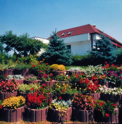 Ogrodowa wyspa pełna kwiatów Polbruk