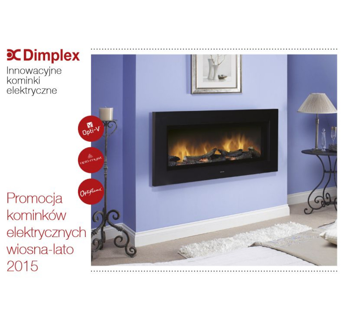 Promocja kominków elektrycznych firmy Glen Dimplex do 22.07.2015