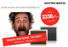 Bramy Normstahl BaseMatic 42 już od 3330 zł