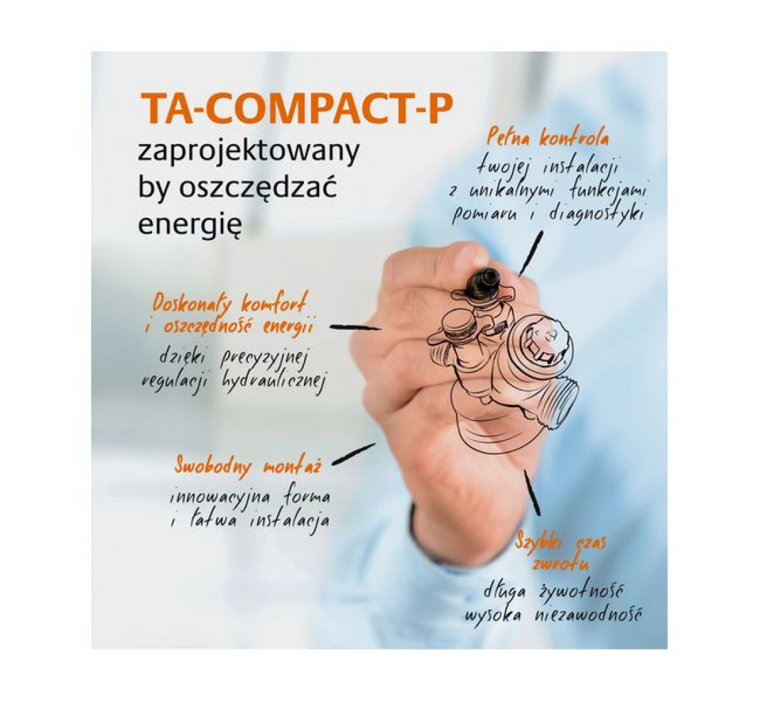 IMI HYDRONIC: TA-COMPACT-P - zaprojektowany by oszczędzać energię