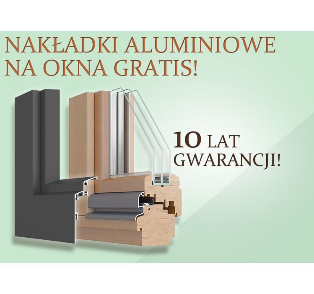 Promocja firmy Sokółka: Nakładki aluminiowe na okna gratis