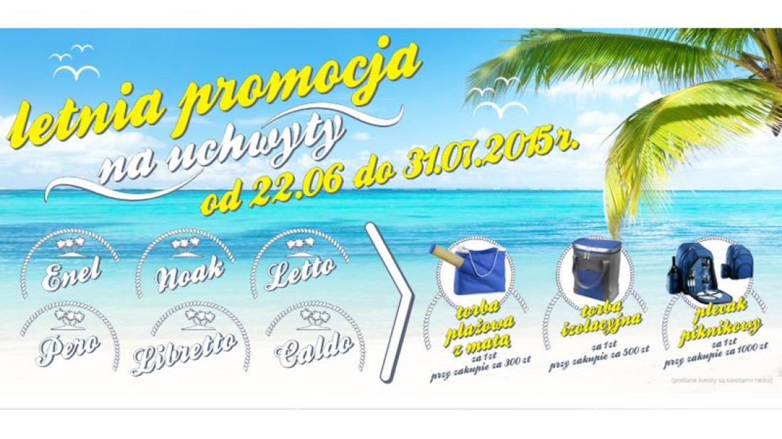 Letnia promocja nomet na uchwyty trwa do 31.07.2015