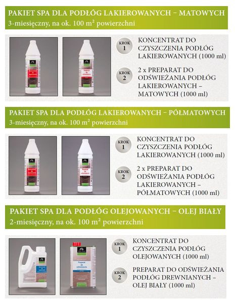 SPA dla Twojej podłogi ze środkami Baltic Wood