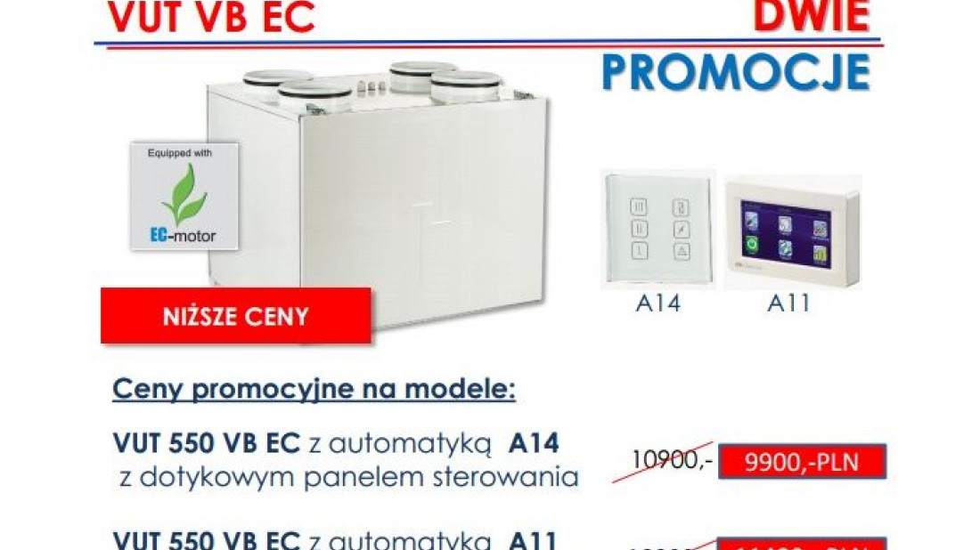 Akcja promocyjna DWIE PROMOCJE Vents Group