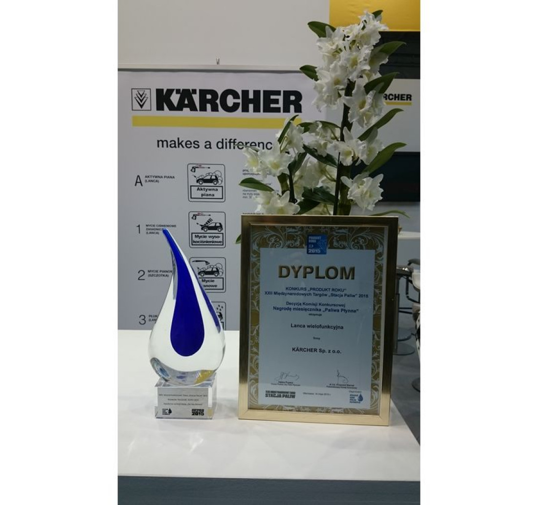 Firma Kärcher nagrodzona na targach Stacje paliw 2015