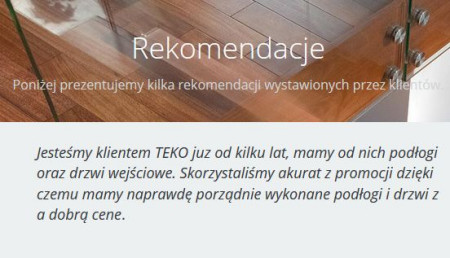 Zamów pomiar online podłóg, schodów, drzwi u polskiego producenta Teko